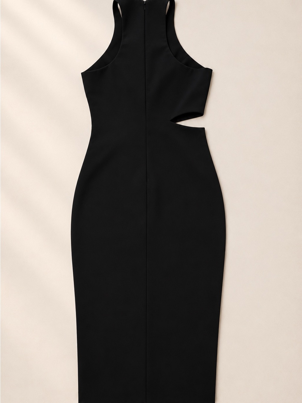 Likely Black Cutout Halter Midi Dress - Picture 3 of 5